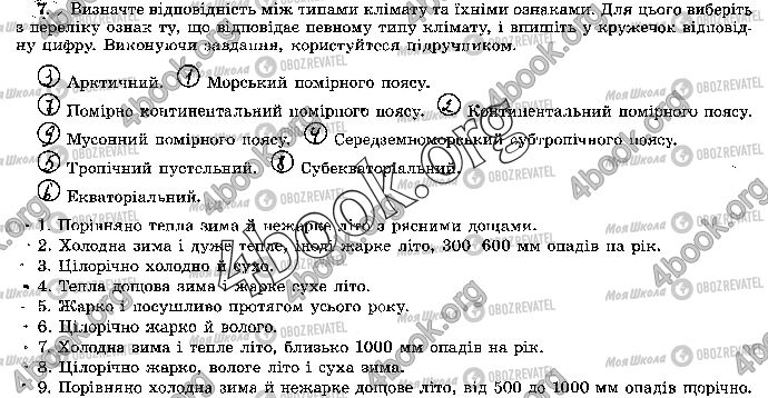 ГДЗ Географія 7 клас сторінка Стр.38 (7)